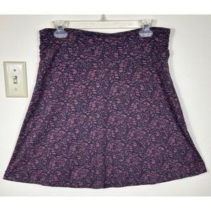 Toad&Co Chaka Skirt Women M Wild Ginger Spring Organic Cotton Tencel Stretch